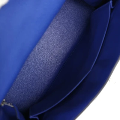 Hermes Kelly Retourne 32 Bleu Electric Togo Palladium Hardware Hermes Kelly Retourne 32 Bleu Electric Togo Palladium Hardware