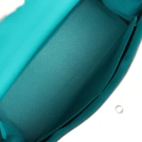 Hermes Kelly Retourne 32 Bleu Paon Clemence Palladium Hardware Hermes Kelly Retourne 32 Bleu Paon Clemence Palladium Hardware