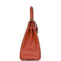 Hermes Kelly Retourne 32 Blush Verso Evercolor Palladium Hardware Hermes Kelly Retourne 32 Blush Verso Evercolor Palladium Hardware