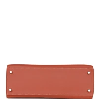 Hermes Kelly Retourne 32 Blush Verso Evercolor Palladium Hardware Hermes Kelly Retourne 32 Blush Verso Evercolor Palladium Hardware