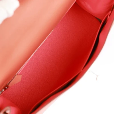 Hermes Kelly Retourne 32 Blush Verso Evercolor Palladium Hardware Hermes Kelly Retourne 32 Blush Verso Evercolor Palladium Hardware
