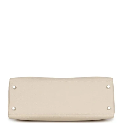 Hermes Kelly Retourne 32 Craie Au Gallop Togo Palladium Hardware Hermes Kelly Retourne 32 Craie Au Gallop Togo Palladium Hardware