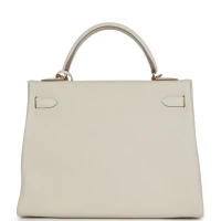 Hermes Kelly Retourne 32 Craie Togo Gold Hardware