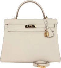 Hermes Kelly Retourne 32 Craie Togo Gold Hardware Hermes Kelly Retourne 32 Craie Togo Gold Hardware