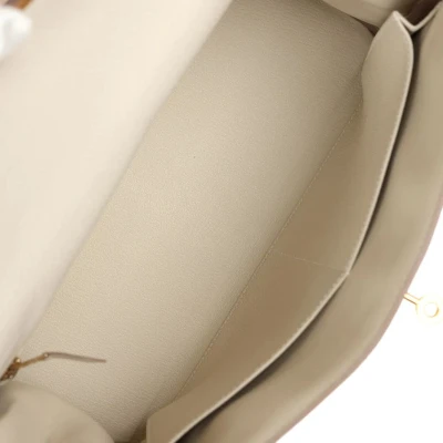 Hermes Kelly Retourne 32 Craie Togo Gold Hardware Hermes Kelly Retourne 32 Craie Togo Gold Hardware