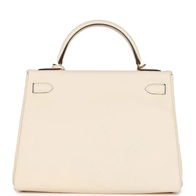 Hermes Kelly Retourne 32 Nata Clemence Gold Hardware Hermes Kelly Retourne 32 Nata Clemence Gold Hardware