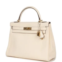 Hermes Kelly Retourne 32 Nata Clemence Gold Hardware Hermes Kelly Retourne 32 Nata Clemence Gold Hardware