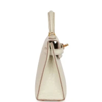 Hermes Kelly Sellier 20 Beton Matte Alligator Gold Hardware Hermes Kelly Sellier 20 Beton Matte Alligator Gold Hardware
