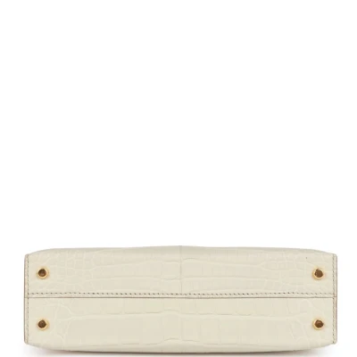 Hermes Kelly Sellier 20 Beton Matte Alligator Gold Hardware Hermes Kelly Sellier 20 Beton Matte Alligator Gold Hardware