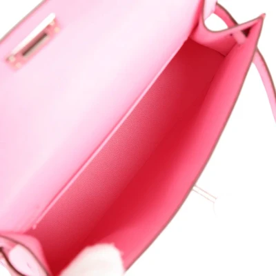 Hermes Kelly Sellier 20 Bubblegum Ostrich Palladium Hardware Hermes Kelly Sellier 20 Bubblegum Ostrich Palladium Hardware