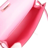 Hermes Kelly Sellier 20 Bubblegum Ostrich Palladium Hardware Hermes Kelly Sellier 20 Bubblegum Ostrich Palladium Hardware