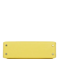 Hermes Kelly Sellier 20 Jaune de Naples Verso Chèvre Palladium Hardware Hermes Kelly Sellier 20 Jaune de Naples Verso Chèvre Palladium Hardware