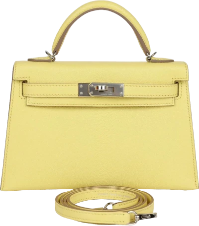 Hermes Kelly Sellier 20 Limoncello Chevre Palladium Hardware Hermes Kelly Sellier 20 Limoncello Chevre Palladium Hardware