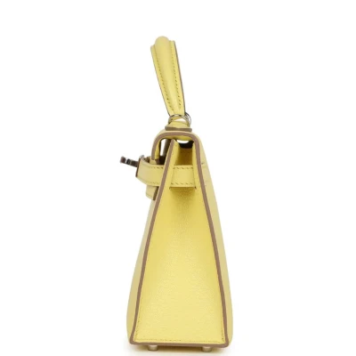 Hermes Kelly Sellier 20 Limoncello Chevre Palladium Hardware Hermes Kelly Sellier 20 Limoncello Chevre Palladium Hardware