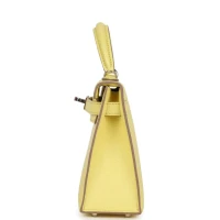 Hermes Kelly Sellier 20 Limoncello Chevre Palladium Hardware Hermes Kelly Sellier 20 Limoncello Chevre Palladium Hardware
