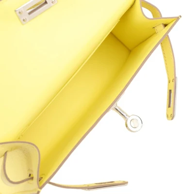 Hermes Kelly Sellier 20 Limoncello Chevre Palladium Hardware Hermes Kelly Sellier 20 Limoncello Chevre Palladium Hardware