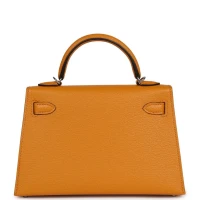 Hermes Kelly Sellier 20 Moutarde Chevre Palladium Hardware Hermes Kelly Sellier 20 Moutarde Chevre Palladium Hardware