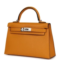 Hermes Kelly Sellier 20 Moutarde Chevre Palladium Hardware Hermes Kelly Sellier 20 Moutarde Chevre Palladium Hardware
