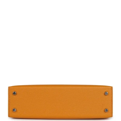 Hermes Kelly Sellier 20 Moutarde Chevre Palladium Hardware Hermes Kelly Sellier 20 Moutarde Chevre Palladium Hardware