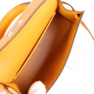 Hermes Kelly Sellier 20 Moutarde Chevre Palladium Hardware Hermes Kelly Sellier 20 Moutarde Chevre Palladium Hardware