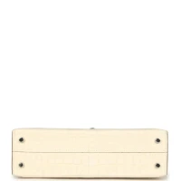Hermes Kelly Sellier 20 Nata Matte Alligator Palladium Hardware Hermes Kelly Sellier 20 Nata Matte Alligator Palladium Hardware