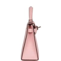 Hermes Kelly Sellier 20 Rose Sakura Chevre Palladium Hardware Hermes Kelly Sellier 20 Rose Sakura Chevre Palladium Hardware