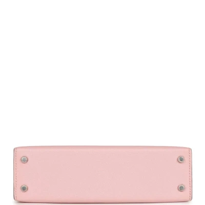 Hermes Kelly Sellier 20 Rose Sakura Chevre Palladium Hardware Hermes Kelly Sellier 20 Rose Sakura Chevre Palladium Hardware