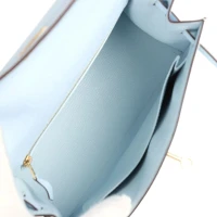 Hermes Kelly Sellier 25 Bleu Brume Epsom Gold Hardware Hermes Kelly Sellier 25 Bleu Brume Epsom Gold Hardware