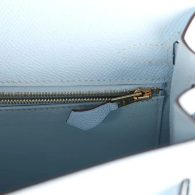 Hermes Kelly Sellier 25 Bleu Brume Epsom Gold Hardware Hermes Kelly Sellier 25 Bleu Brume Epsom Gold Hardware
