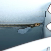Hermes Kelly Sellier 25 Bleu Brume Epsom Gold Hardware Hermes Kelly Sellier 25 Bleu Brume Epsom Gold Hardware