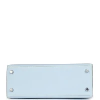 Hermes Kelly Sellier 25 Bleu Brume Epsom Palladium Hardware Hermes Kelly Sellier 25 Bleu Brume Epsom Palladium Hardware