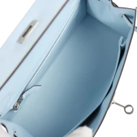 Hermes Kelly Sellier 25 Bleu Brume Epsom Palladium Hardware Hermes Kelly Sellier 25 Bleu Brume Epsom Palladium Hardware