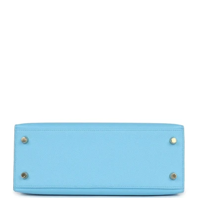 Hermes Kelly Sellier 25 Celeste Epsom Gold Hardware Hermes Kelly Sellier 25 Celeste Epsom Gold Hardware