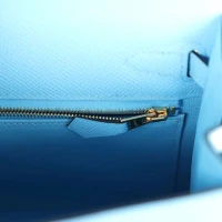 Hermes Kelly Sellier 25 Celeste Epsom Gold Hardware Hermes Kelly Sellier 25 Celeste Epsom Gold Hardware