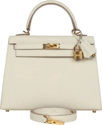 Hermes Kelly Sellier 25 Craie Epsom Gold Hardware Hermes Kelly Sellier 25 Craie Epsom Gold Hardware