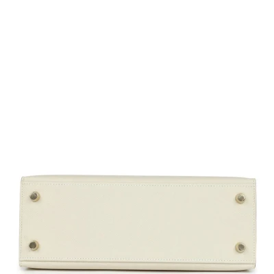 Hermes Kelly Sellier 25 Craie Epsom Gold Hardware Hermes Kelly Sellier 25 Craie Epsom Gold Hardware