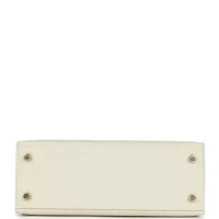 Hermes Kelly Sellier 25 Craie Epsom Gold Hardware Hermes Kelly Sellier 25 Craie Epsom Gold Hardware