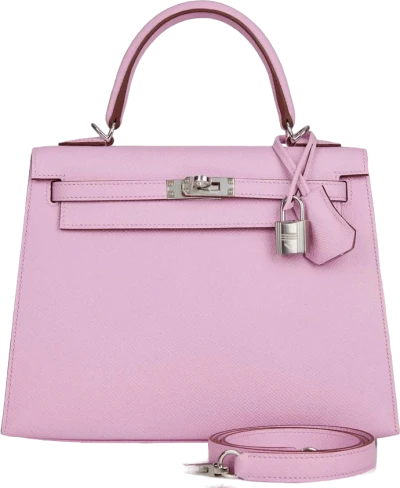 Hermes Kelly Sellier 25 Mauve Sylvestre Epsom Palladium Hardware Hermes Kelly Sellier 25 Mauve Sylvestre Epsom Palladium Hardware