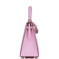 Hermes Kelly Sellier 25 Mauve Sylvestre Epsom Palladium Hardware Hermes Kelly Sellier 25 Mauve Sylvestre Epsom Palladium Hardware