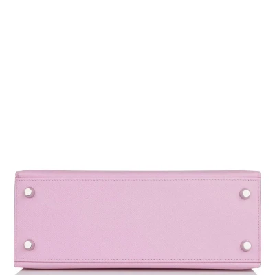 Hermes Kelly Sellier 25 Mauve Sylvestre Epsom Palladium Hardware Hermes Kelly Sellier 25 Mauve Sylvestre Epsom Palladium Hardware