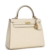 Hermes Kelly Sellier 25 Nata Epsom Gold Hardware Hermes Kelly Sellier 25 Nata Epsom Gold Hardware