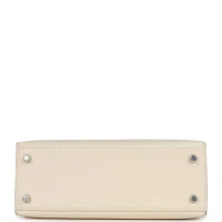 Hermes Kelly Sellier 25 Nata Verso Epsom Palladium Hardware Hermes Kelly Sellier 25 Nata Verso Epsom Palladium Hardware