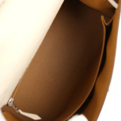Hermes Kelly Sellier 25 Nata Verso Epsom Palladium Hardware Hermes Kelly Sellier 25 Nata Verso Epsom Palladium Hardware
