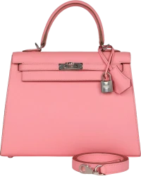 Hermes Kelly Sellier 25 Rose Confetti Epsom Palladium Hardware Hermes Kelly Sellier 25 Rose Confetti Epsom Palladium Hardware