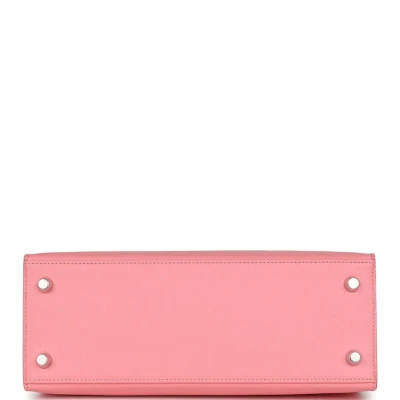 Hermes Kelly Sellier 25 Rose Confetti Epsom Palladium Hardware Hermes Kelly Sellier 25 Rose Confetti Epsom Palladium Hardware