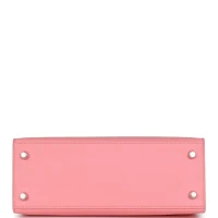 Hermes Kelly Sellier 25 Rose Confetti Epsom Palladium Hardware Hermes Kelly Sellier 25 Rose Confetti Epsom Palladium Hardware