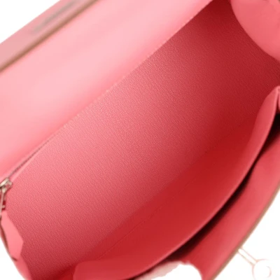 Hermes Kelly Sellier 25 Rose Confetti Epsom Palladium Hardware Hermes Kelly Sellier 25 Rose Confetti Epsom Palladium Hardware