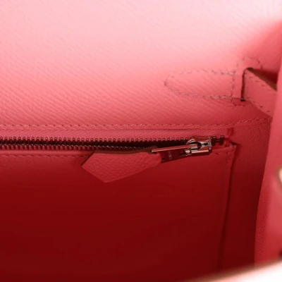 Hermes Kelly Sellier 25 Rose Confetti Epsom Palladium Hardware Hermes Kelly Sellier 25 Rose Confetti Epsom Palladium Hardware