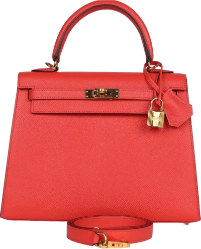 Hermes Kelly Sellier 25 Rose Jaipur Epsom Gold Hardware Hermes Kelly Sellier 25 Rose Jaipur Epsom Gold Hardware