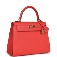 Hermes Kelly Sellier 25 Rose Jaipur Epsom Gold Hardware Hermes Kelly Sellier 25 Rose Jaipur Epsom Gold Hardware